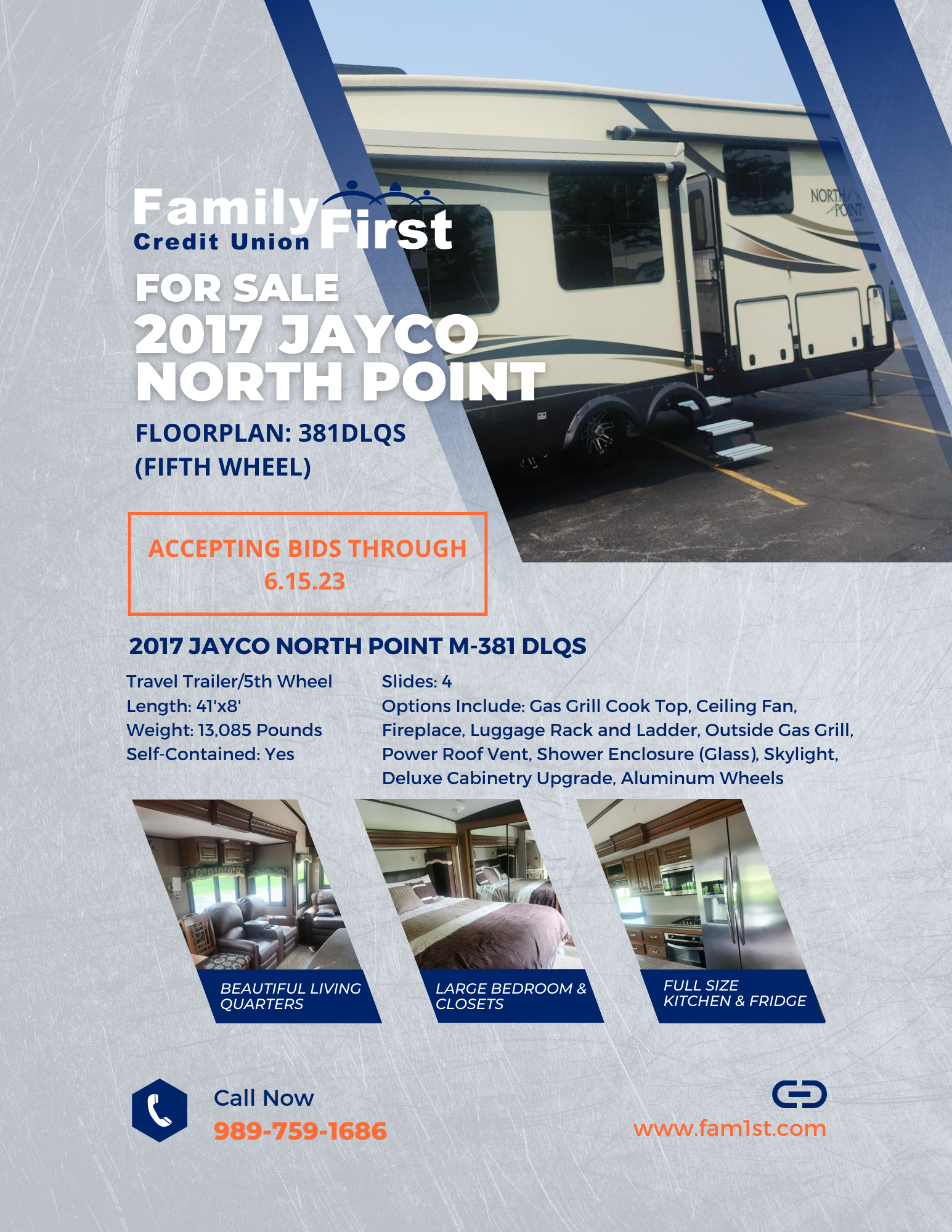 2017 jAYCO nORTH pOINT FOR SALE